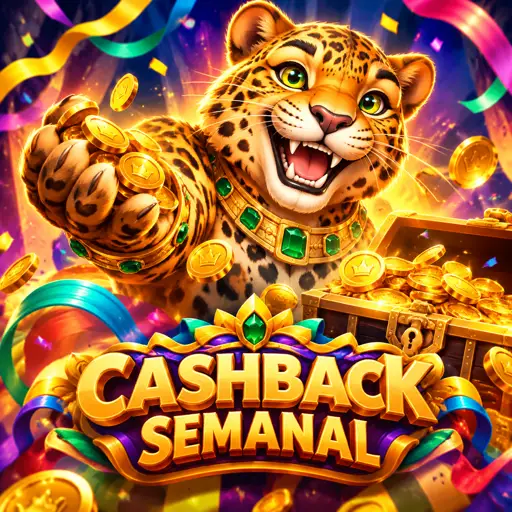 Cashback semanal de 10% creditado na segunda-feira na conta do jogador