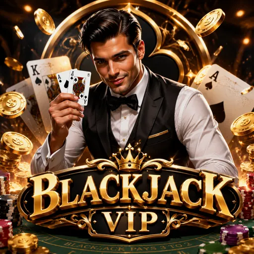 Mesa de Blackjack VIP com cartas distribuídas