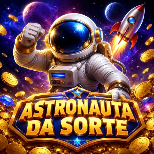 Astronauta do Spaceman flutuando com o multiplicador ativo