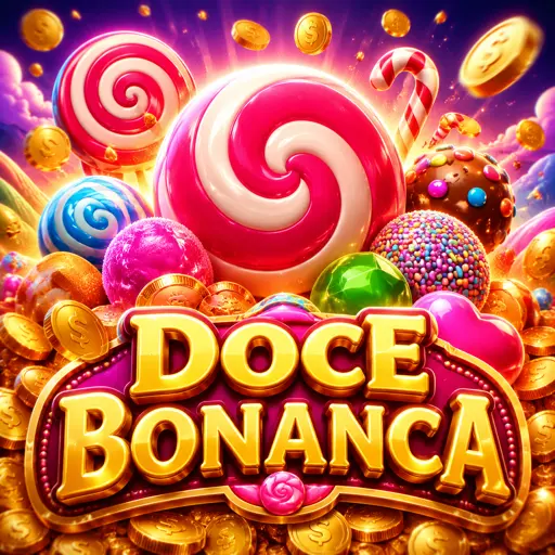 Slot Sweet Bonanza com doces coloridos e pagamentos por agrupamento